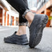 New Men's Rain Boots Flat Waterproof Wear-resistant Kitchen Car Wash Work Shoes Outdoor Male Sneakers Men's Light Fishing Shoes - IFINDALL