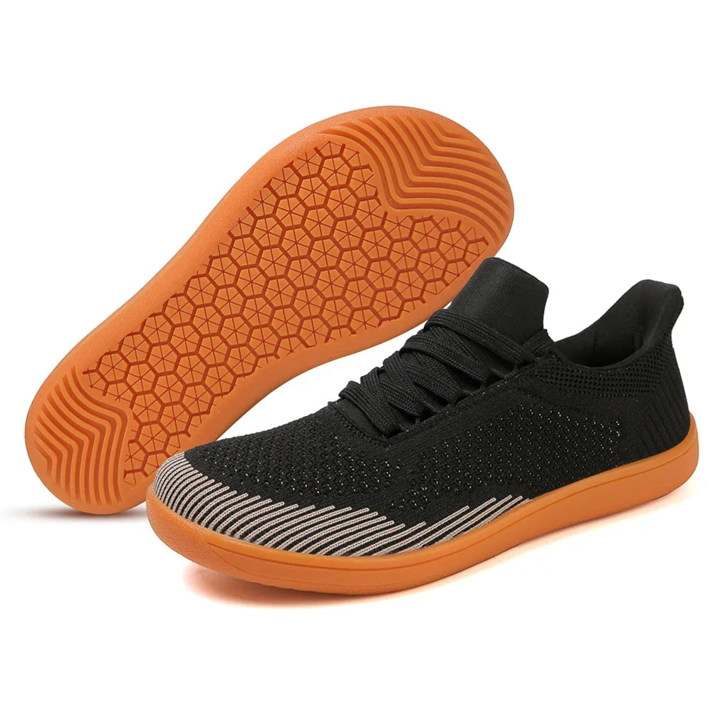 Minimalist Barefoot Shoes Breathable Wide Toe Cross Trainer Hands Free Walking Sneakers Lightweight Trekking Shoes for Men Women - IFINDALL