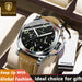 POEDAGAR Sports Military Watch For Men Waterproof Luminous Leather Man Watch Quartz High Quality Men's Sports Watches Male Reloj - IFINDALL
