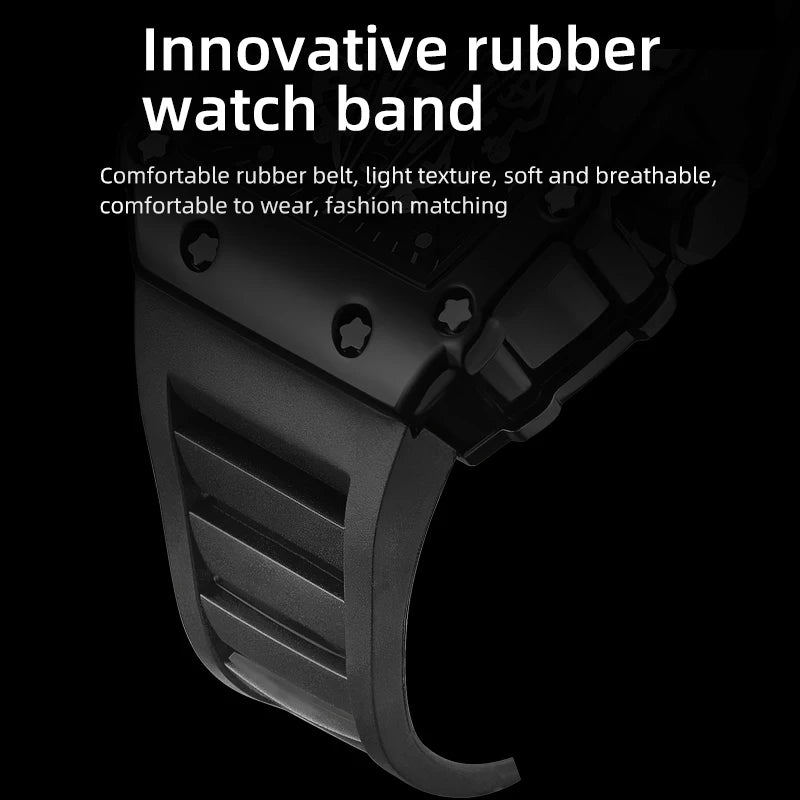 Foreign Trade Watch Large Dial For Men Quartz Waterproof Sport Square Luminous Watch For Men - IFINDALL