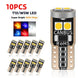 2/6/10Pcs T10 W5W 6SMD 3030 Super Bright LED Canbus No Error Car Interior Reading Dome Lights Auto Parking Lamp Wedg - IFINDALL