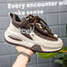 Designer Thick Bottom Mens Casual Sneakers Outdoor Athletic Jogging Shoes Fashion Board Shoes Breathable Anti Slip Walking Shoes - IFINDALL