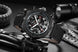 Automatic Mens Watch Self Wind Mechanical Canvas Style Genuine Black Blue Leather Multifunction Date Month Luminous Watches - IFINDALL