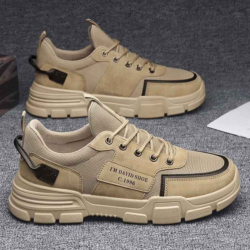 2025 New/ Trendy Men's Vulcanize Shoes, Waterproof and Non-slip Board Shoes for Outdoor Activities and Leisure Sports - IFINDALL