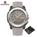 NAVIFORCE NF7112 Original Quartz Watch for Men Simple Silicone Strap 5Bar Waterproof Luminous Watches - IFINDALL