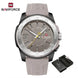 NAVIFORCE NF7112 Original Quartz Watch for Men Simple Silicone Strap 5Bar Waterproof Luminous Watches - IFINDALL