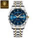 POEDAGAR Luxury Business Men's Wristwatch Stainless Steel Date Week Man Watch Waterproof Luminous Fashion Quartz Watches For Men - IFINDALL
