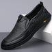Men Casual Summer Footwear Breathable Mens Leisure Walk Loafers Genuine Leather Moccasins Hollow Out Slip on Male Driving Shoes - IFINDALL