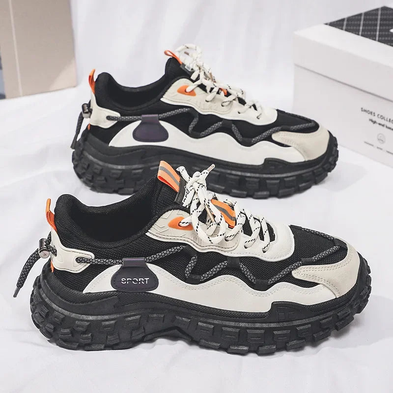 Fashion Men Sneakers Spring Breathable Comfort Air Cushion Running Shoes Outdoor Non Slip Wear-resistant Walking Shoe Zapatillas - IFINDALL