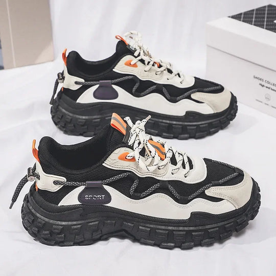 Fashion Men Sneakers Spring Breathable Comfort Air Cushion Running Shoes Outdoor Non Slip Wear-resistant Walking Shoe Zapatillas - IFINDALL