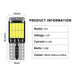 10pcs W5W Led T10 168 194 Signal Lamp Canbus 4014 26SMD For Car Interior Map Dome Lights Parking Position Lights white 6000K - IFINDALL