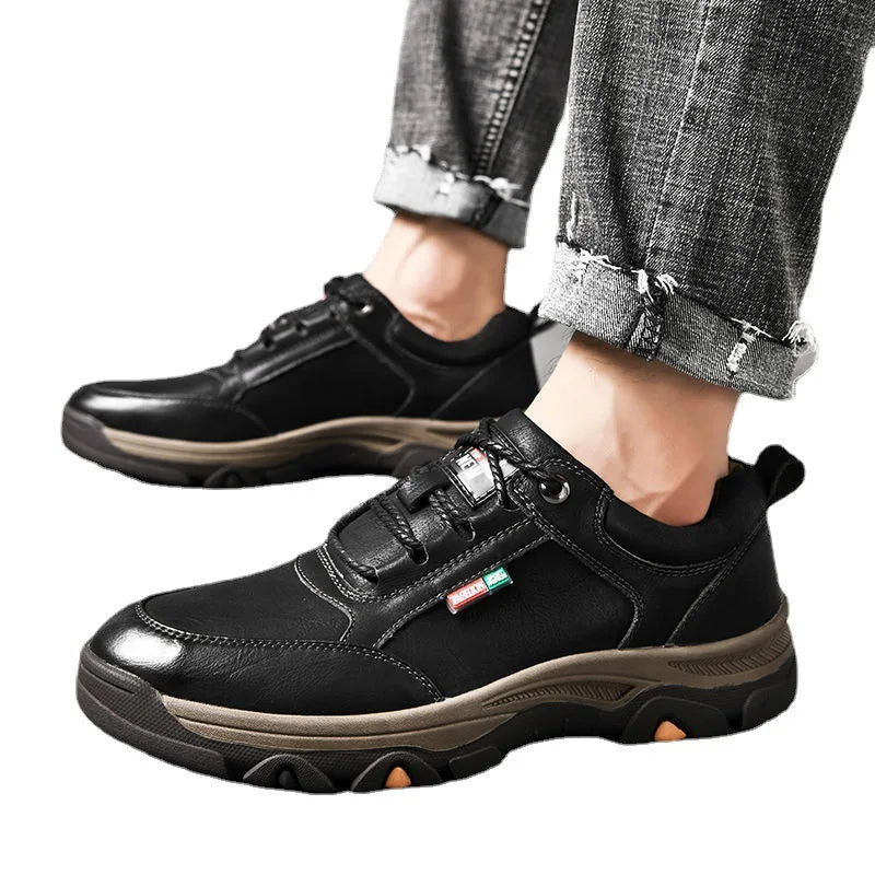 Fashion Autumn and Winter New Hiking Shoes Men's Casual Business Shoes Men's Outdoor Sports New Men's Shoes 2023 - IFINDALL