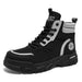 Brand Men's High-top Ankle Boots 2024 Autumn New Outdoor Quality Working Shoes Man Sneaker Hard-Wearing Non-slip Safety Shoes - IFINDALL