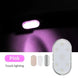 1PC LED Car Mini Touch Light USB Charging Portable Auto Ceiling Reading Night Lamp Wireless Magnetic Decoration Ambinet Light - IFINDALL
