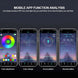 LED Car Interior Ambient Foot Strip Light Kit Accessories Backlight Remote App Music Control Auto RGB Decorative Lamp - IFINDALL