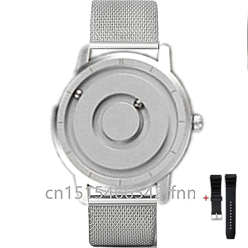 Fashion Magnetic Ball Quartz Watch Men Luxury Sport Waterproof EUTOUR Mens Watch Stainless Steel Male Clock Men Wristwatch 2024 - IFINDALL