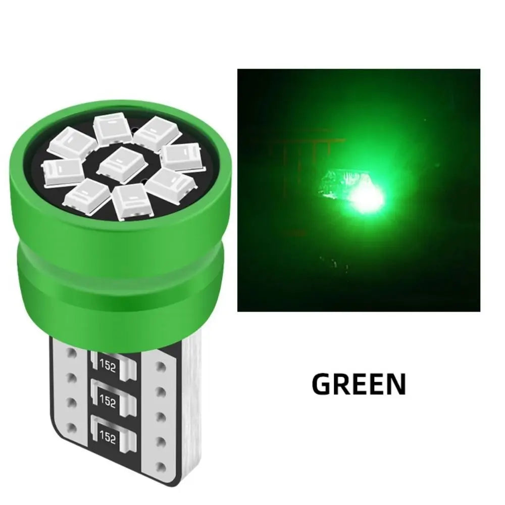 T10 W5W 168 192 Led Tail Light 2016 9smd 12V Auto Lamp CANBUS NO Error Car Marker Parking Bulb Licence Plate Light Car Lights - IFINDALL