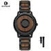 Brand EUTOUR Men's Wood Magnetic Ball Watches Luxury Sport Quartz Waterproof Watch Solid Wooden Strap Male Clock Mens Wristwatch - IFINDALL