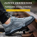 Anti Smash working shoes with steel toe Anti Puncture industrial Safety Shoes men Anti Scalding safety boots for electrician - IFINDALL
