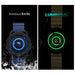 DANIEL GORMAN Red Planet Design Quartz Watch for Men Waterproof Luminous Sport Wristwatch with Magnetic Bead Pointers DG0525Red - IFINDALL