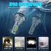 2Pcs H7 H4 Led Car Headlight  Super Bright CSP LED Headlight Fog DRL Bulbs Kit High Low Beam White - IFINDALL