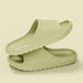 Queeyhome Men Slippers EVA Thick Soled Soft Sandals New Summer Fashion Non Slip Indoor Outdoor Beach Women Shoes - IFINDALL