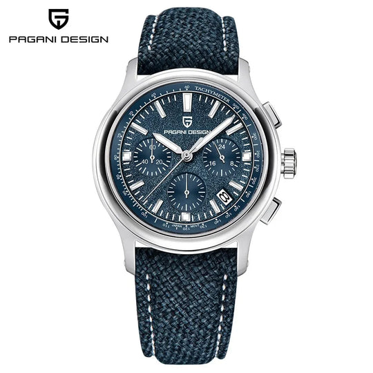 New PAGANI DESIGN 40MM Multifunctional Men's Quartz Watch Luxury Sapphire Glass AR Coated Chronograph Men's Watch - IFINDALL