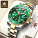 OLEVS Mens Quartz Watches Top Brand Luxury Business Waterproof Luminous Large Dial Men Wristwatches Sports Stainless Steel Watch - IFINDALL