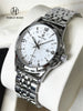 Business Man Silver Wristwatch Luminous SUS304 Stainless steel High Quality Luxury Watch Waterproof Fashion Clock hombre Reloj - IFINDALL