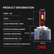 2PCS 70W LED Car Headlight D1S D2S  D3S D4S D5S D8S CANbus No Error Lamp Auto Headlamp Bulbs Car Light 6000K White High Low Beam - IFINDALL