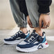 Men's Korean rotating buckle fashion casual sports shoes four season soft soled non slip outdoor running shoes student sneakers - IFINDALL