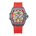 Luxury men's watch onola plastic transparent hollow full automatic mechanical watches men waterproof clock - IFINDALL