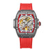 Luxury men's watch onola plastic transparent hollow full automatic mechanical watches men waterproof clock - IFINDALL