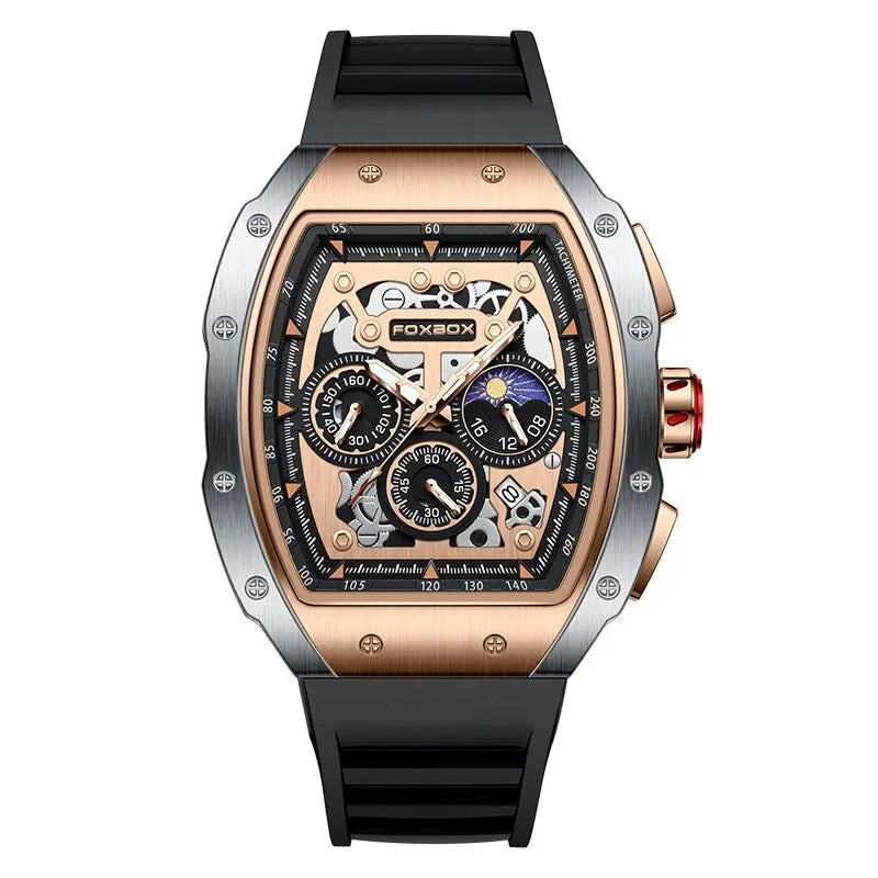 2024 New Sports Watch Men Top Brand Luxury Mens Watches Business Waterproof Military Quartz Chronograph Wristwatch Montre Homme - IFINDALL