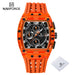 New NAVIFORCE Men's Quartz Multifunction Watches Fashion Sports Chronograph 5ATM Waterproof Silicone Band Casual Man Wrist Watch - IFINDALL