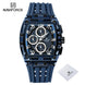 New NAVIFORCE Men's Quartz Multifunction Watches Fashion Sports Chronograph 5ATM Waterproof Silicone Band Casual Man Wrist Watch - IFINDALL