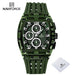 New NAVIFORCE Men's Quartz Multifunction Watches Fashion Sports Chronograph 5ATM Waterproof Silicone Band Casual Man Wrist Watch - IFINDALL