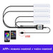 LED Car Interior Ambient Foot Strip Light Kit Accessories Backlight Remote App Music Control Auto RGB Decorative Lamp - IFINDALL