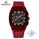 New NAVIFORCE Men's Quartz Multifunction Watches Fashion Sports Chronograph 5ATM Waterproof Silicone Band Casual Man Wrist Watch - IFINDALL