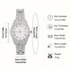 Stunning rhinestone-encrusted watch set with matching chain necklace - Round dial Quartz movement - IFINDALL