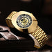 2025 New Luxury Men Watch Fashion Elliptical Hollow Dial Stainless Steel Strap Leisure Business Original Movement Watch for Men - IFINDALL