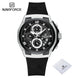 New NAVIFORCE Sports Silicone Strap Male Chronograph Quartz Calendar Men's Watches Casual Wild Waterproof Man Wristwatch NF8051T - IFINDALL