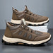 Sneakers for Men Soft Hiking Shoes Breathable Outdoor Walking Men Shoes Light Black Hike Footwear Climbing Shoes Men - IFINDALL