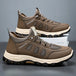 Sneakers for Men Soft Hiking Shoes Breathable Outdoor Walking Men Shoes Light Black Hike Footwear Climbing Shoes Men - IFINDALL
