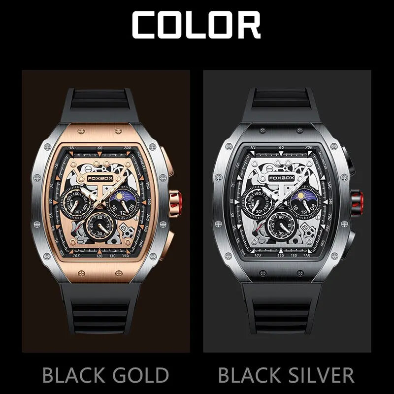 2024 New Sports Watch Men Top Brand Luxury Mens Watches Business Waterproof Military Quartz Chronograph Wristwatch Montre Homme - IFINDALL
