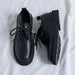 Casual leather shoes men's new business leather shoes British style student thick soled suit men's versatile trendy shoes - IFINDALL
