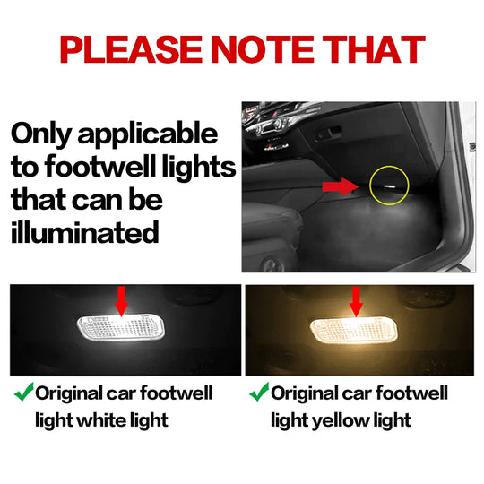 LED Car Footwell Light Interior RGB Atmosphere Lamp Decoration Bulb Accessories For SEAT Alhambra Ateca Leon Ibiza ST Toledo - IFINDALL