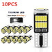 2/10pcs LED T10 W5W 194 501 LED Canbus No Error Car Interior Light T10 26 SMD 4014 Chip Pure White Instrument Lights Bulb Lamp - IFINDALL