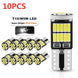 2/10pcs LED T10 W5W 194 501 LED Canbus No Error Car Interior Light T10 26 SMD 4014 Chip Pure White Instrument Lights Bulb Lamp - IFINDALL