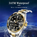 Luxury Brand Automatic Wrist Watches Tevise Stainless Steel Date Calendar Watch Diver Waterproof Military Men's Mechanical Watch - IFINDALL
